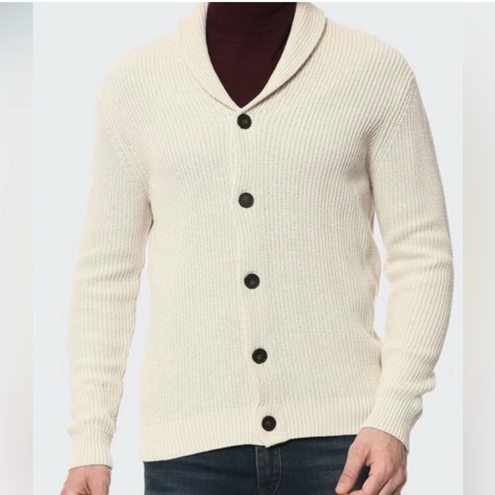 Men Primark cardigan sweater cream sweater NWT size: small